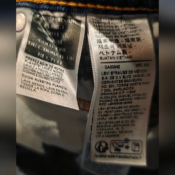 Levi’s 511 Slim Fit Jeans W33 L34 Medium Wash Men’s Stretch Denim - Picture 2 of 5